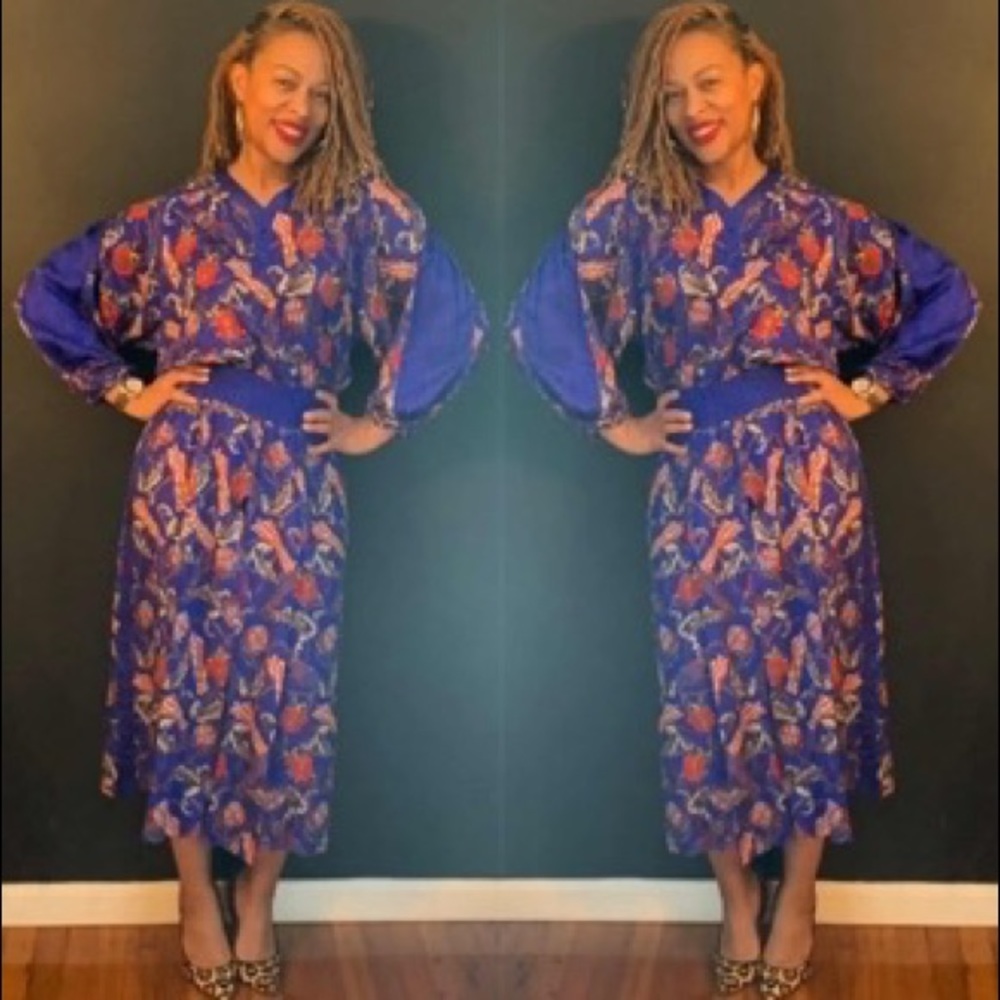 VINTAGE DIANE FRIES DRESS